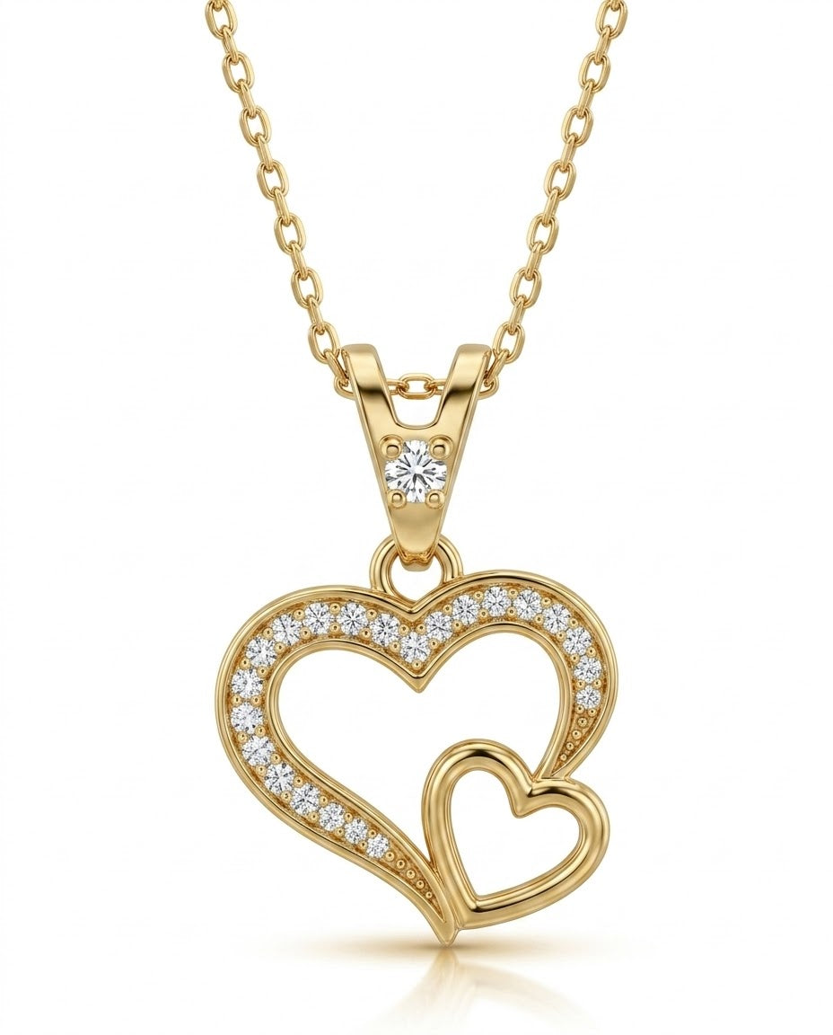SORS Özel Tasarım Baby Heart Taşlı Kolye
