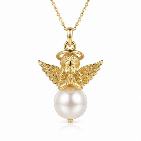SORS Özel Tasarım Pearl Angel İncili Kolye