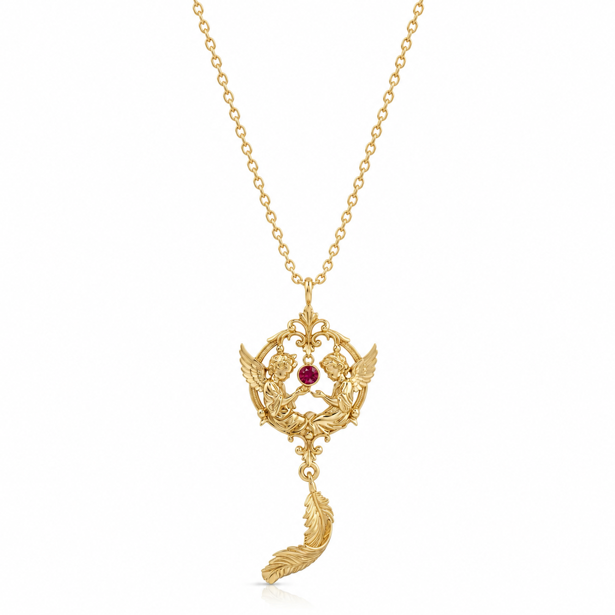 SORS Özel Tasarım Angelic Wish Taşlı Kolye