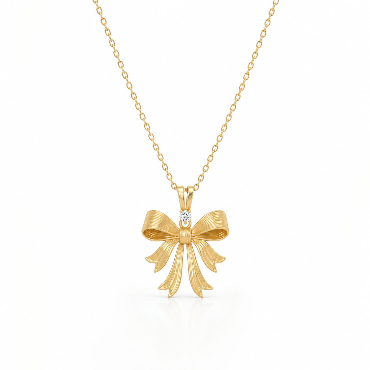 SORS Özel Tasarım Golden Gift Taşlı Kolye