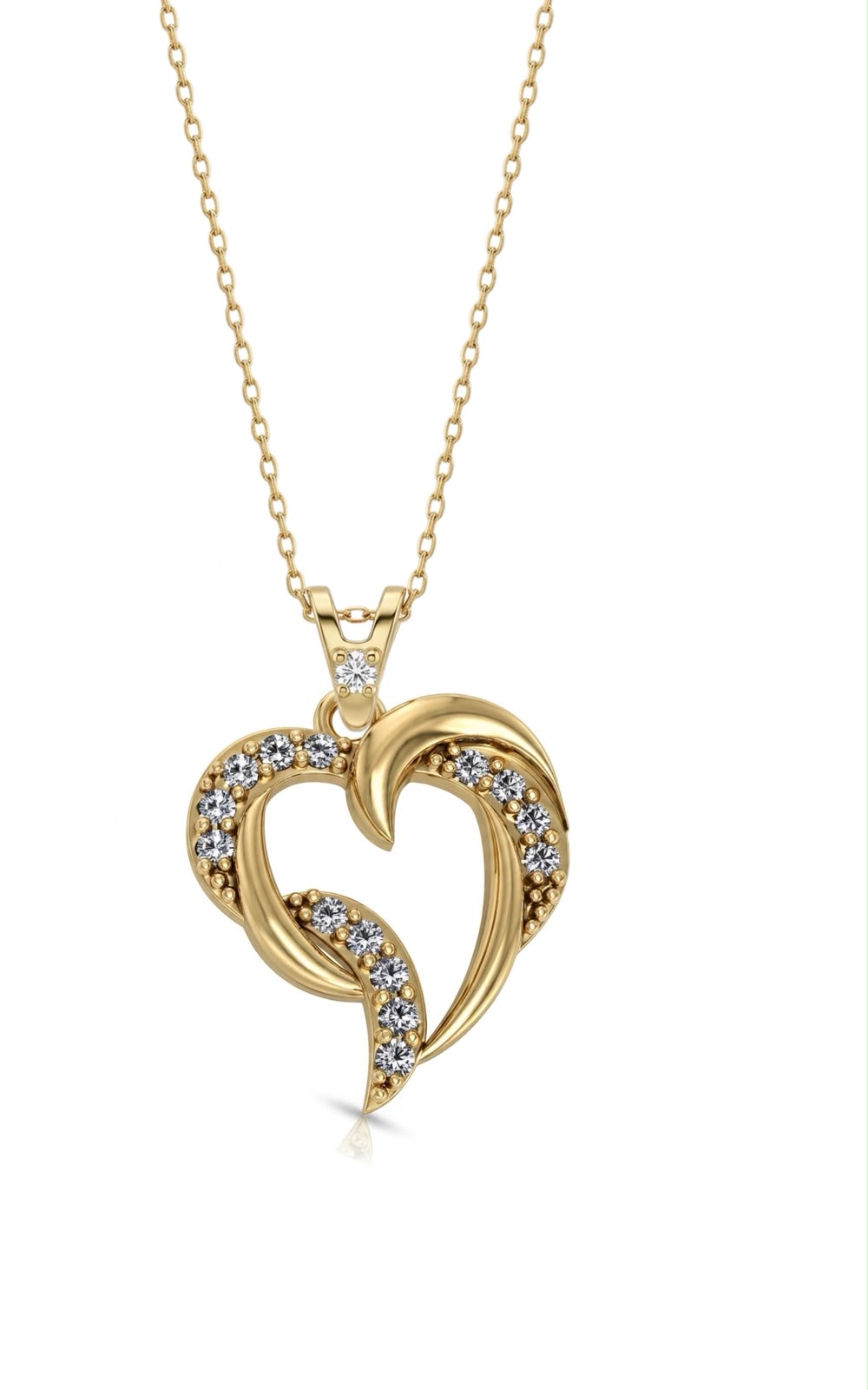 SORS Özel Tasarım Deep Heart Taşlı Kolye