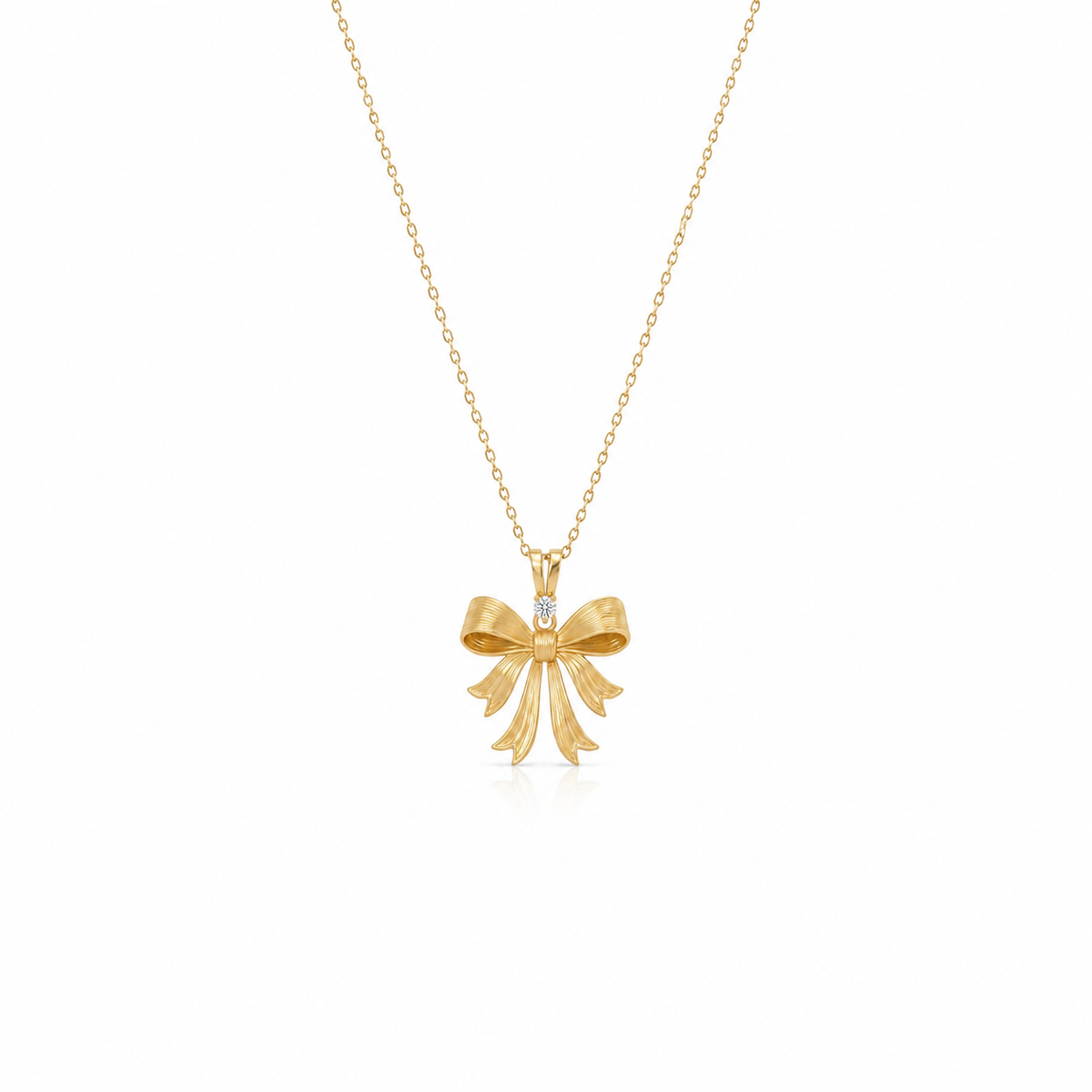 SORS Özel Tasarım Altın Golden Gift Taşlı Kolye