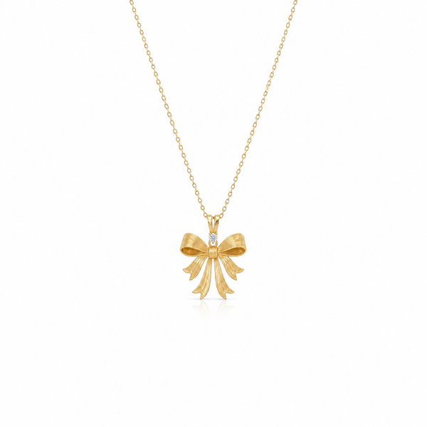 SORS Özel Tasarım Altın Golden Gift Taşlı Kolye