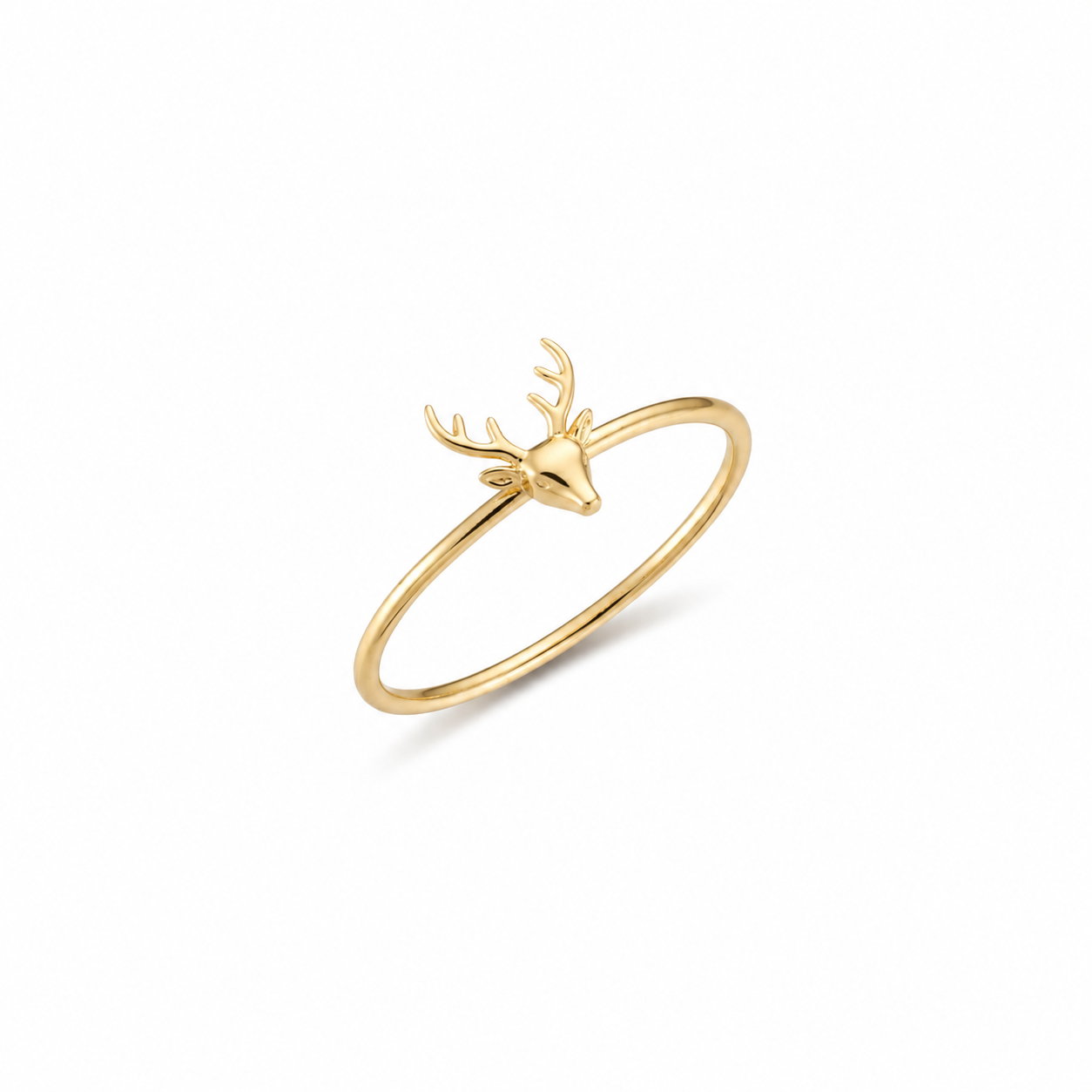 SORS Özel Tasarım Altın Baby Deer Yüzük