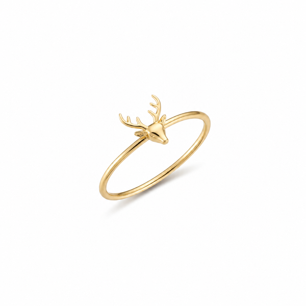 SORS Özel Tasarım Altın Baby Deer Yüzük