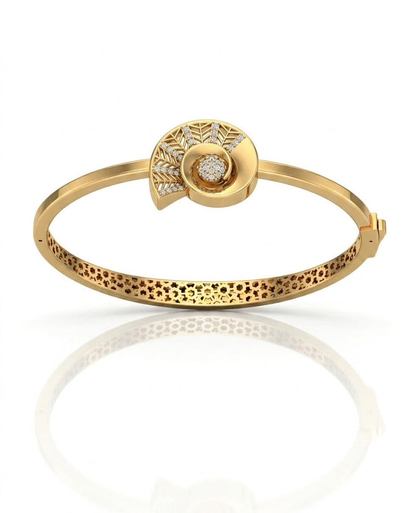 SORS Özel Tasarım Altın Luxury Seashell Kelepçe