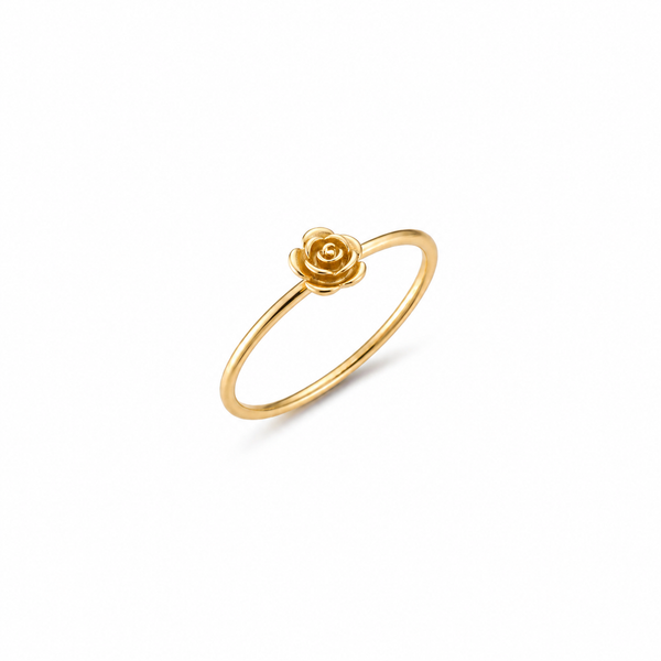 SORS Özel Tasarım Altın Romantic Rose Yüzük