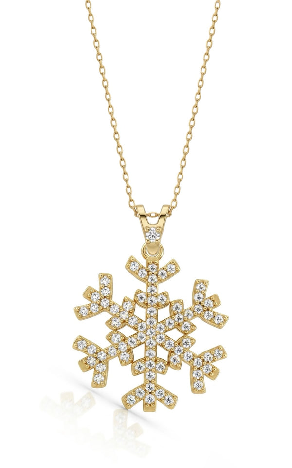 SORS Özel Tasarım White Snow Taşlı Kolye