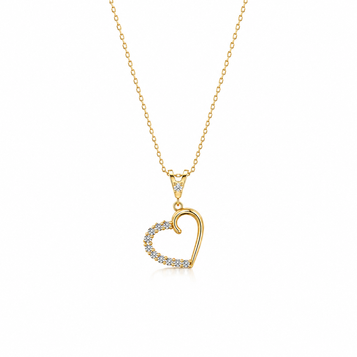 SORS Özel Tasarım Shiny Love Taşlı Kolye