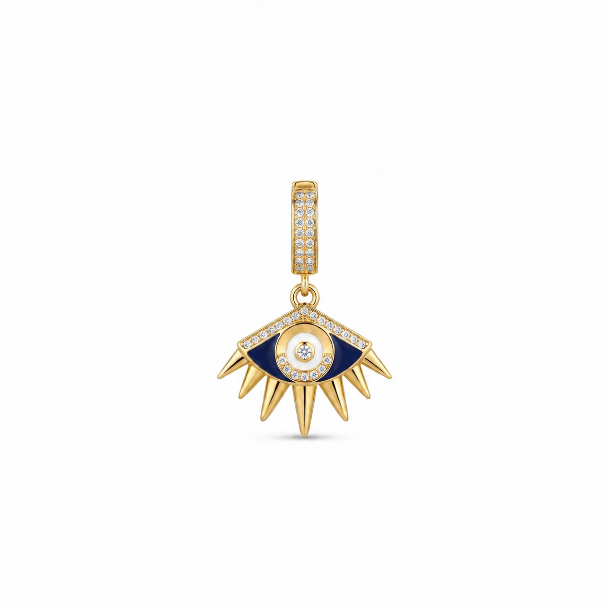 SORS Özel Tasarım Altın Blue Wish Charm