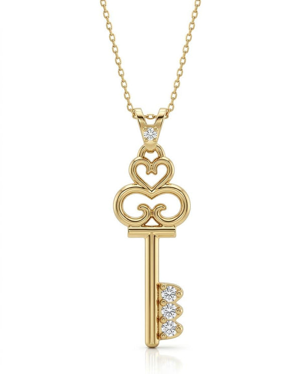 SORS Özel Tasarım Altın Grand Key Kolye