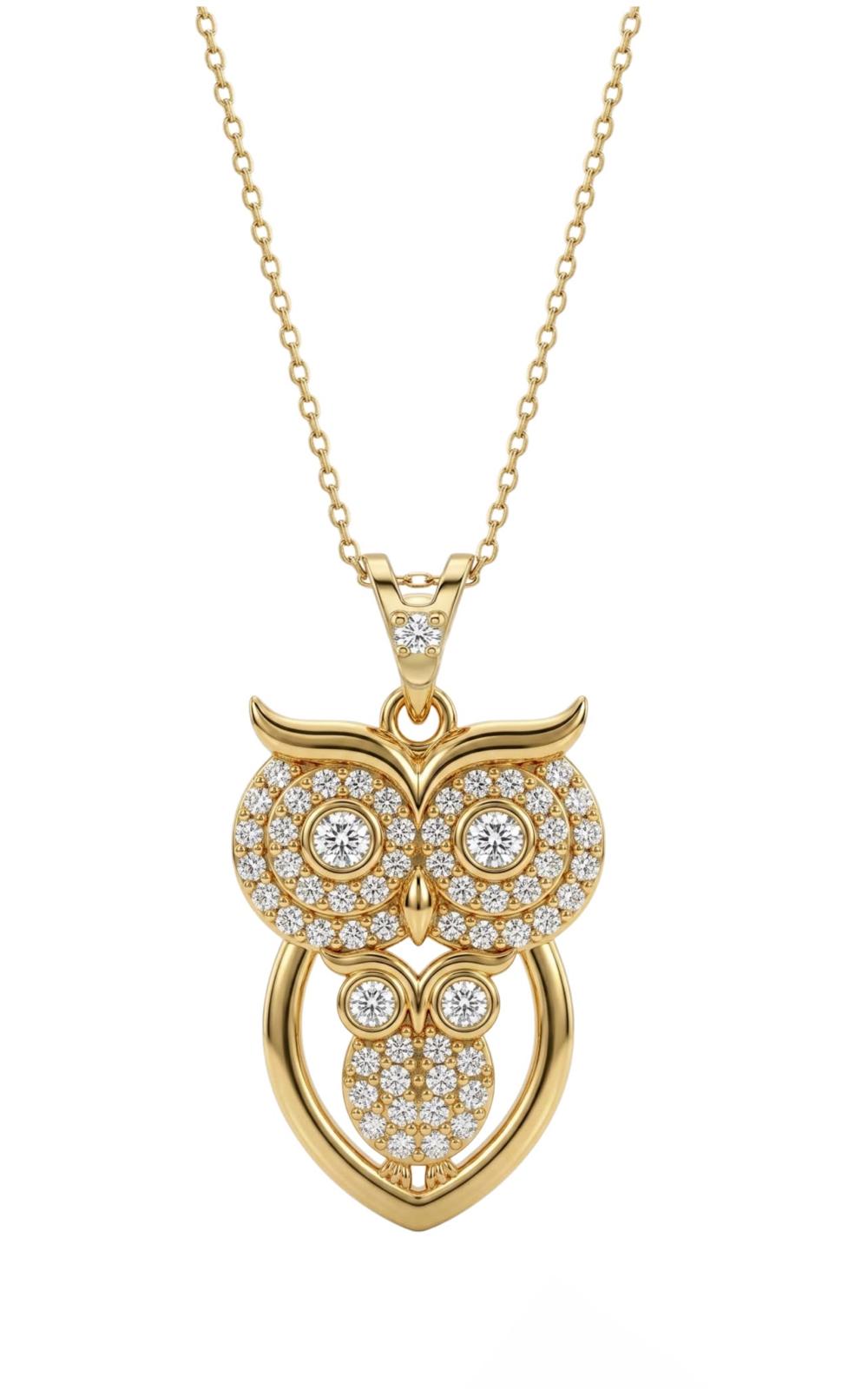 SORS Özel Tasarım Baby Owl Taşlı Kolye